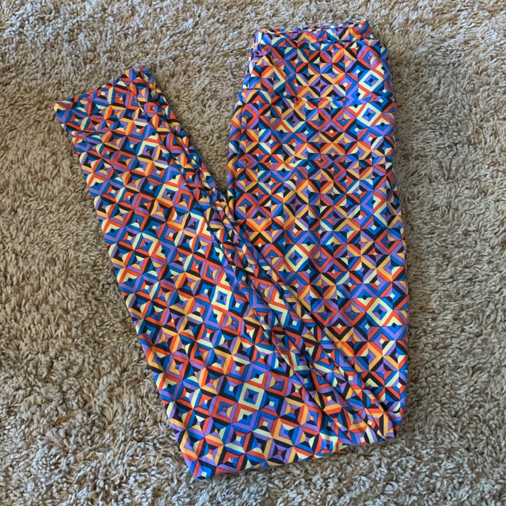 Multicolor Abstract LuLaRoe Leggings